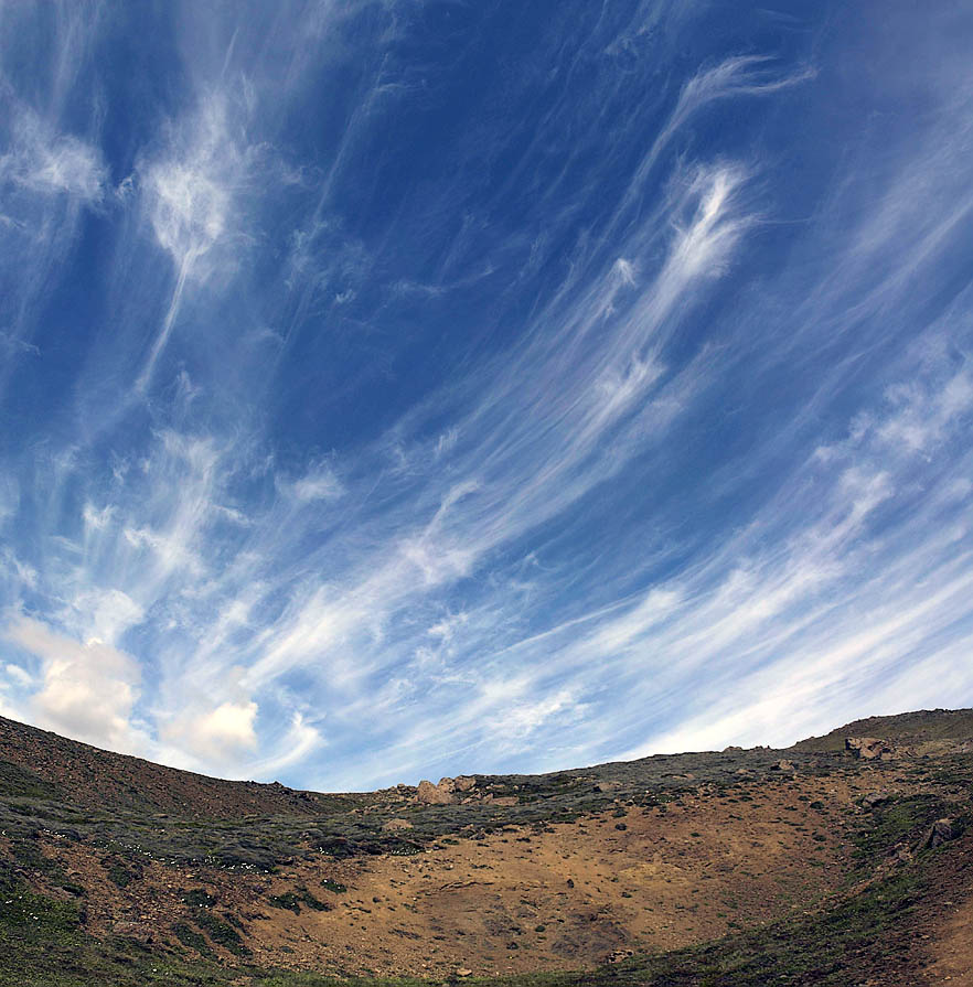 Wolken über dem Hengill