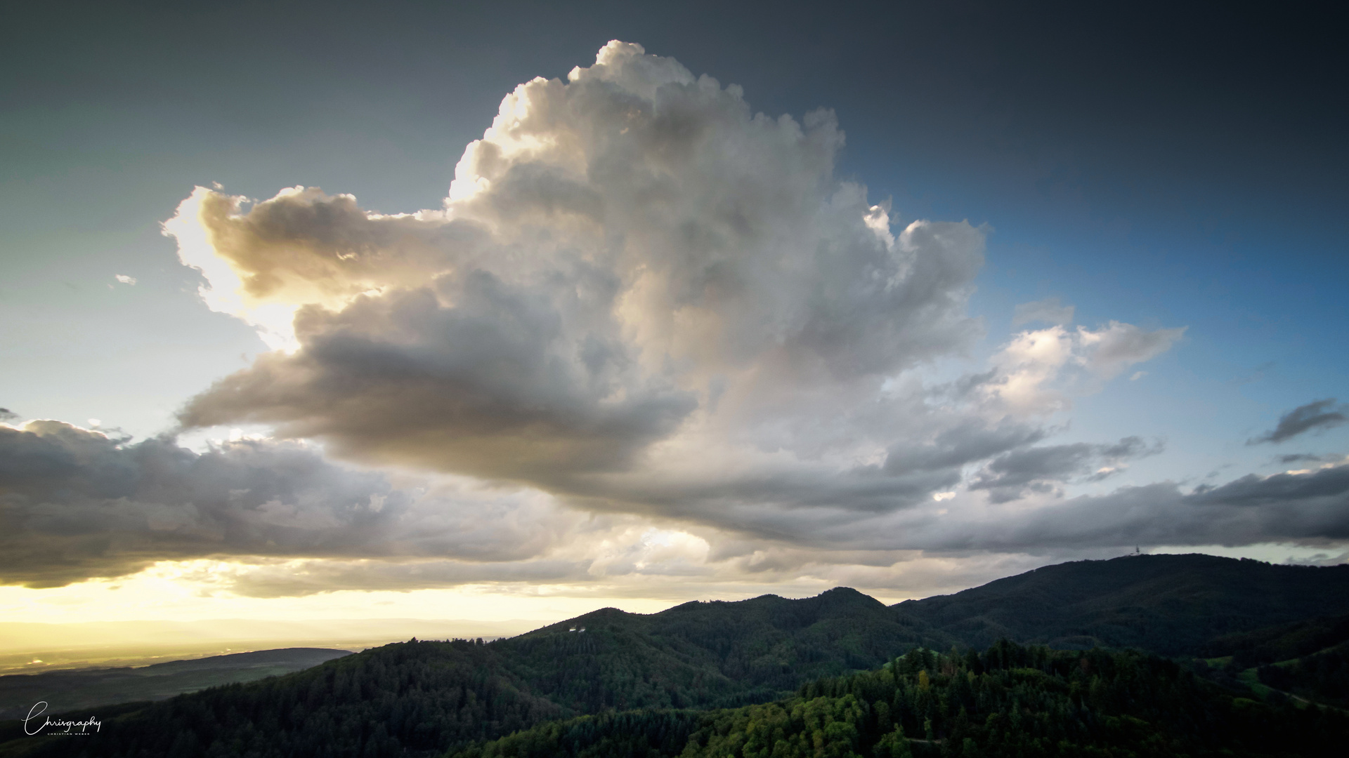 Wolken über dem Hochblauen