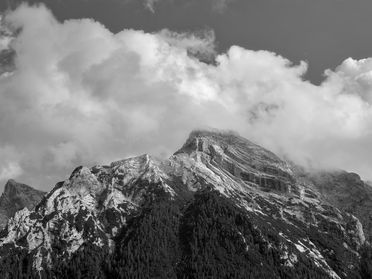 Wolken über dem Hochkalter