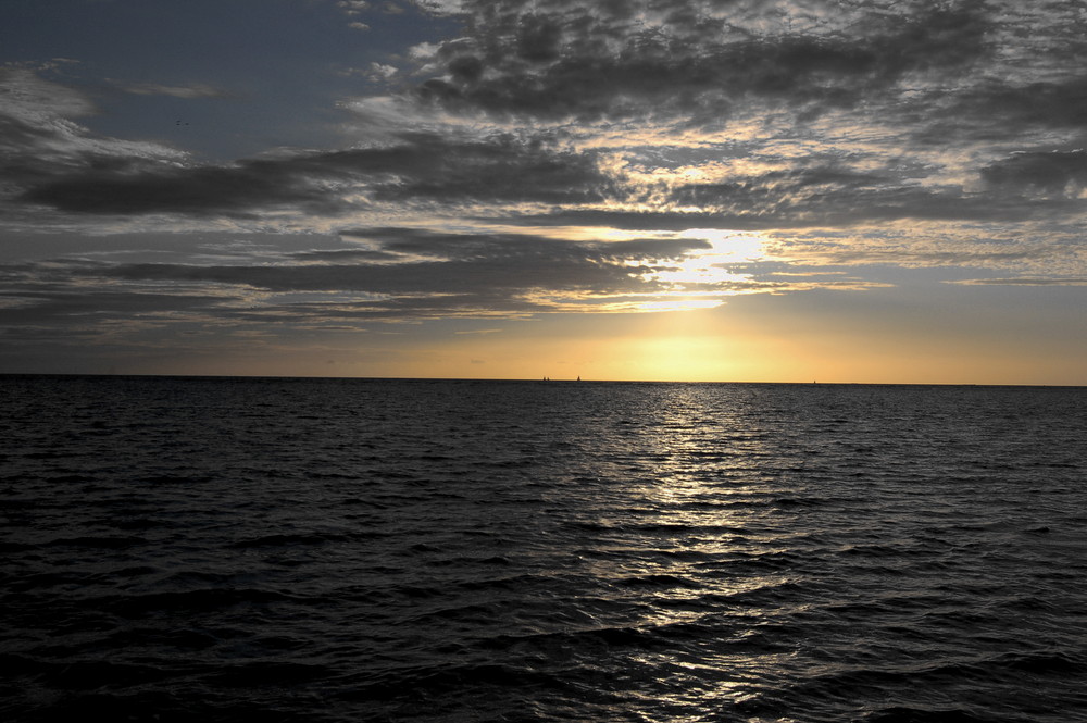 Wolken über dem Jisselmeer