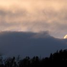 Wolken über dem Karwendelgebirge