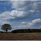 Wolken über dem Land