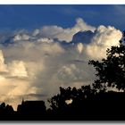 Wolken über dem Marburger Schloss...