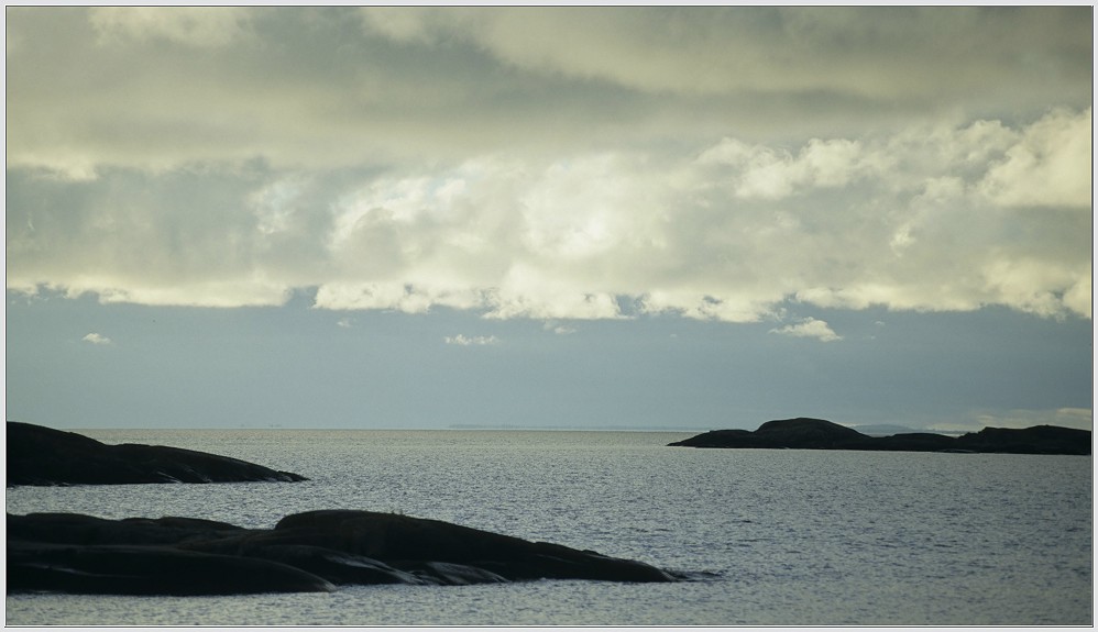 Wolken über dem Meer