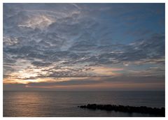 Wolken über dem Meer