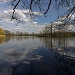 Wolken über dem Mittelteich