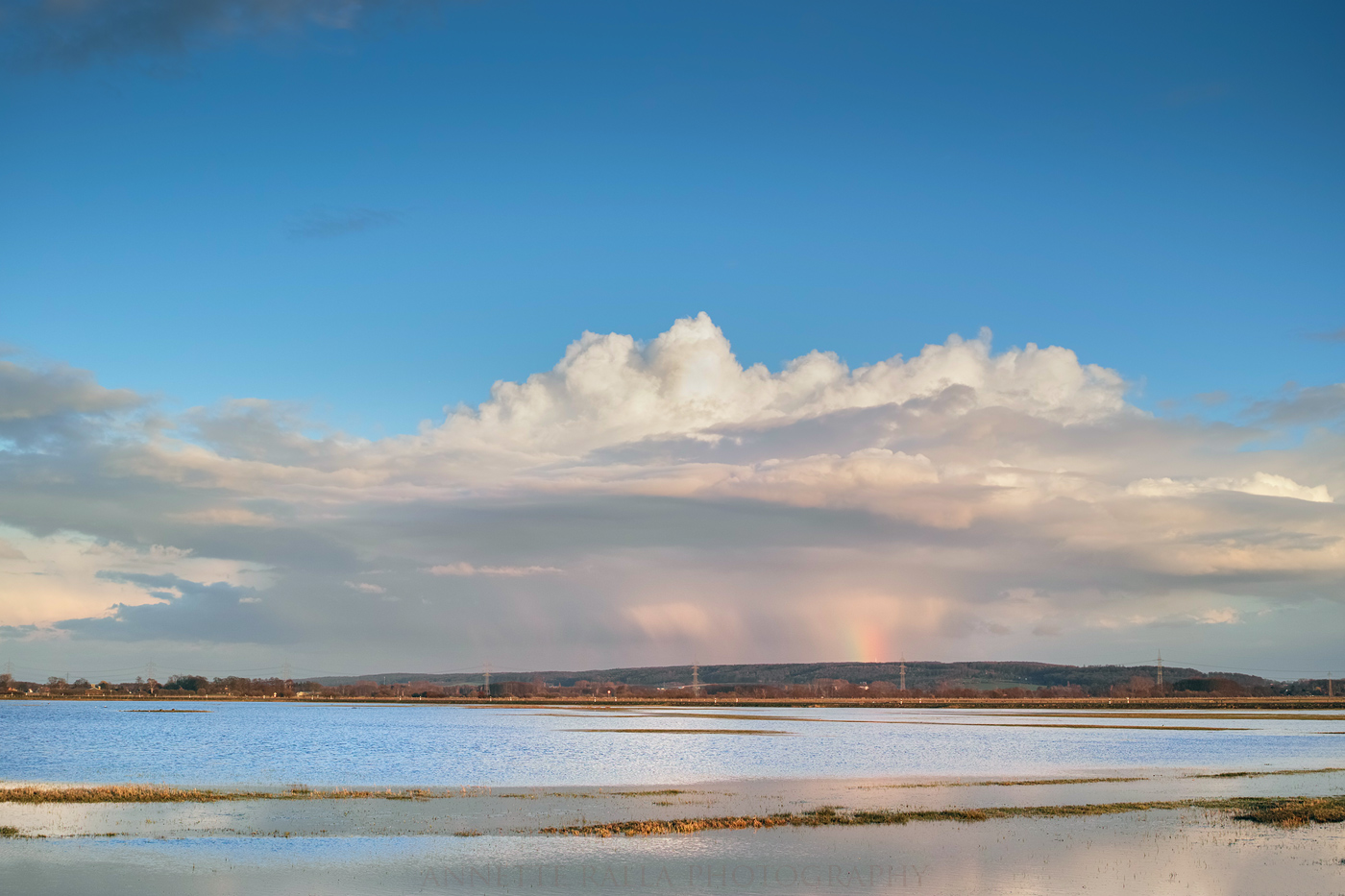 Wolken über dem Moor