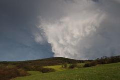 Wolken über dem Mühlenberg