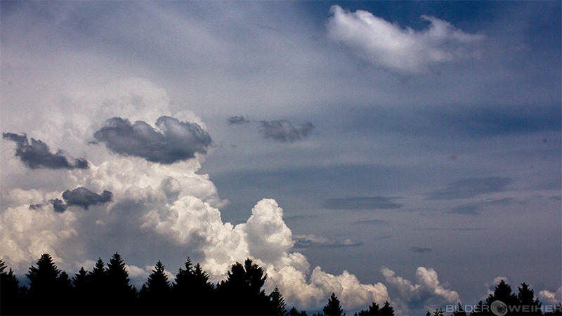 Wolken über dem Nationalpark Bayerischer Wald