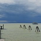 Wolken über dem Neusiedler See