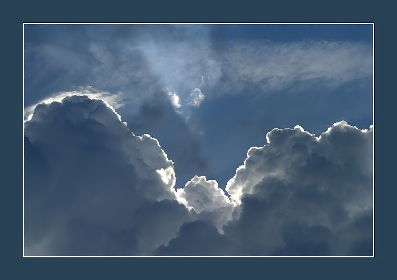 Wolken über dem Odenwald