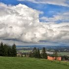 Wolken über dem Ostallgäu