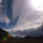 Wolken über dem Paine NP