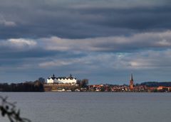 Wolken über dem Plöner Schloss