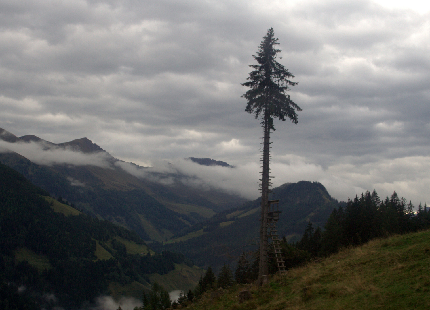 Wolken über dem Rauris Tal