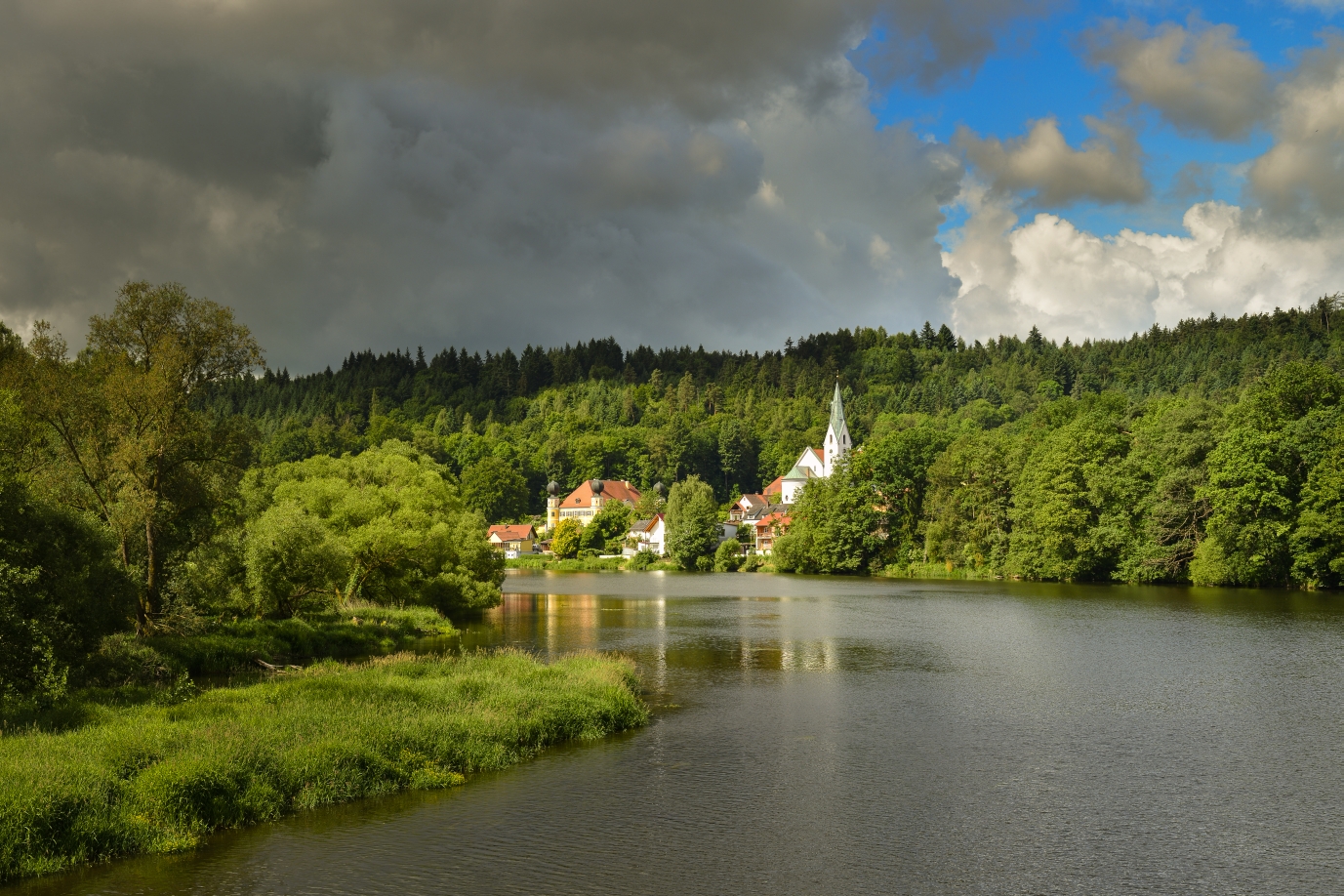 Wolken über dem Regental