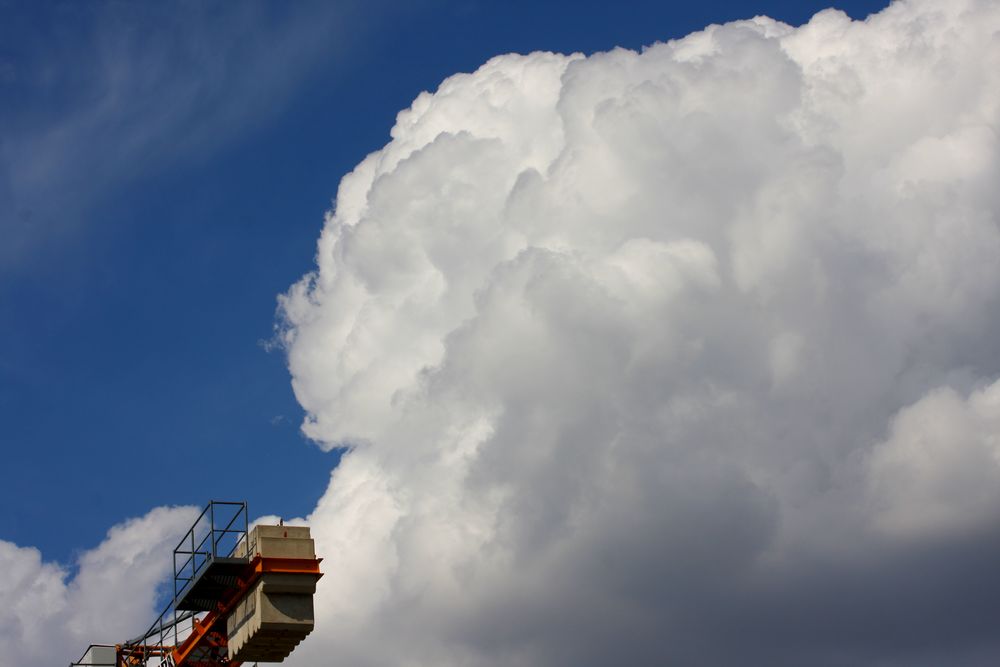 Wolken über dem Riedberg