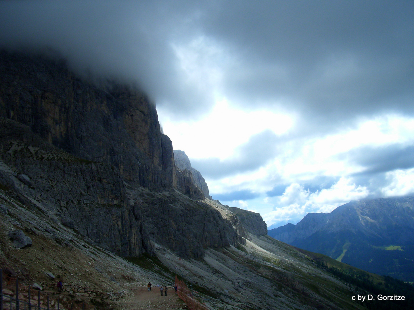 Wolken über dem Rosengarten !