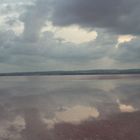 Wolken über dem Salzsee