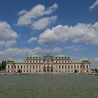 Wolken über dem Schloss Belvedere