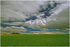 Wolken über dem Seeland