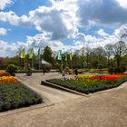 Wolken über dem Senkgarten