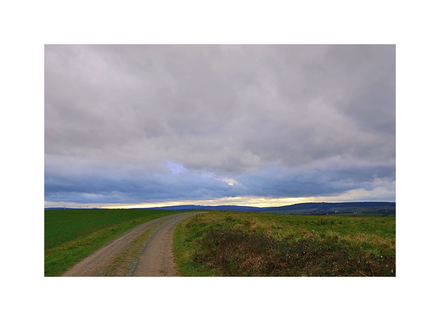 Wolken über dem Solling