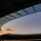 Wolken über dem Stadion