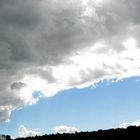 Wolken über dem Steinbruch