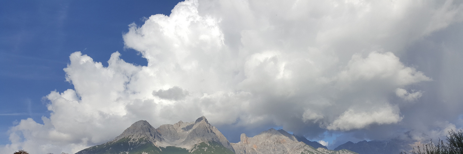 Wolken über dem Steinernen Meer 