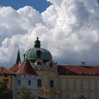 wolken über dem stift