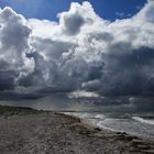 Wolken über dem Strand