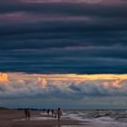 Wolken über dem Strand