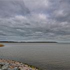 Wolken über dem Strelasund