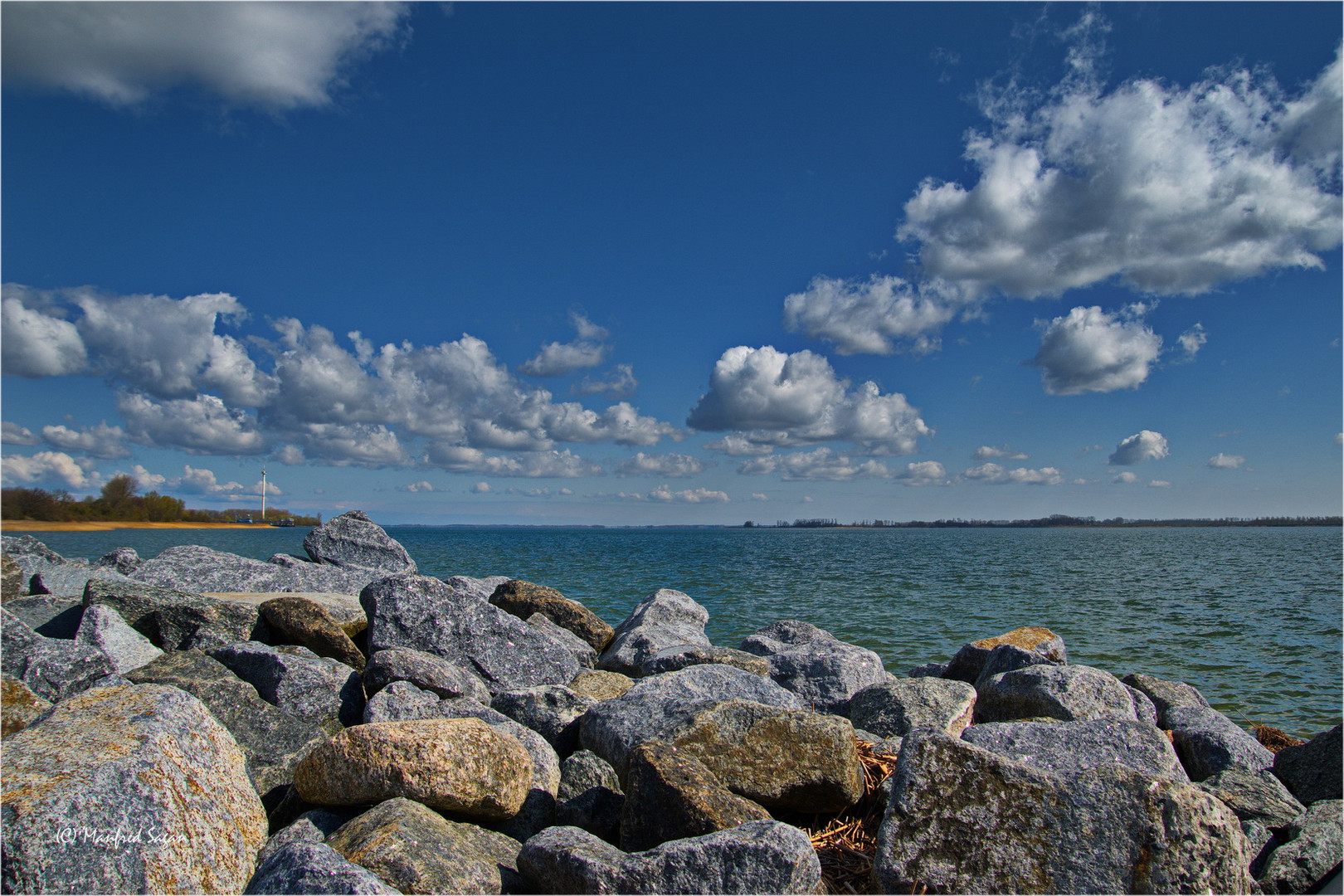 Wolken über dem Strelaund