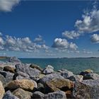 Wolken über dem Strelaund