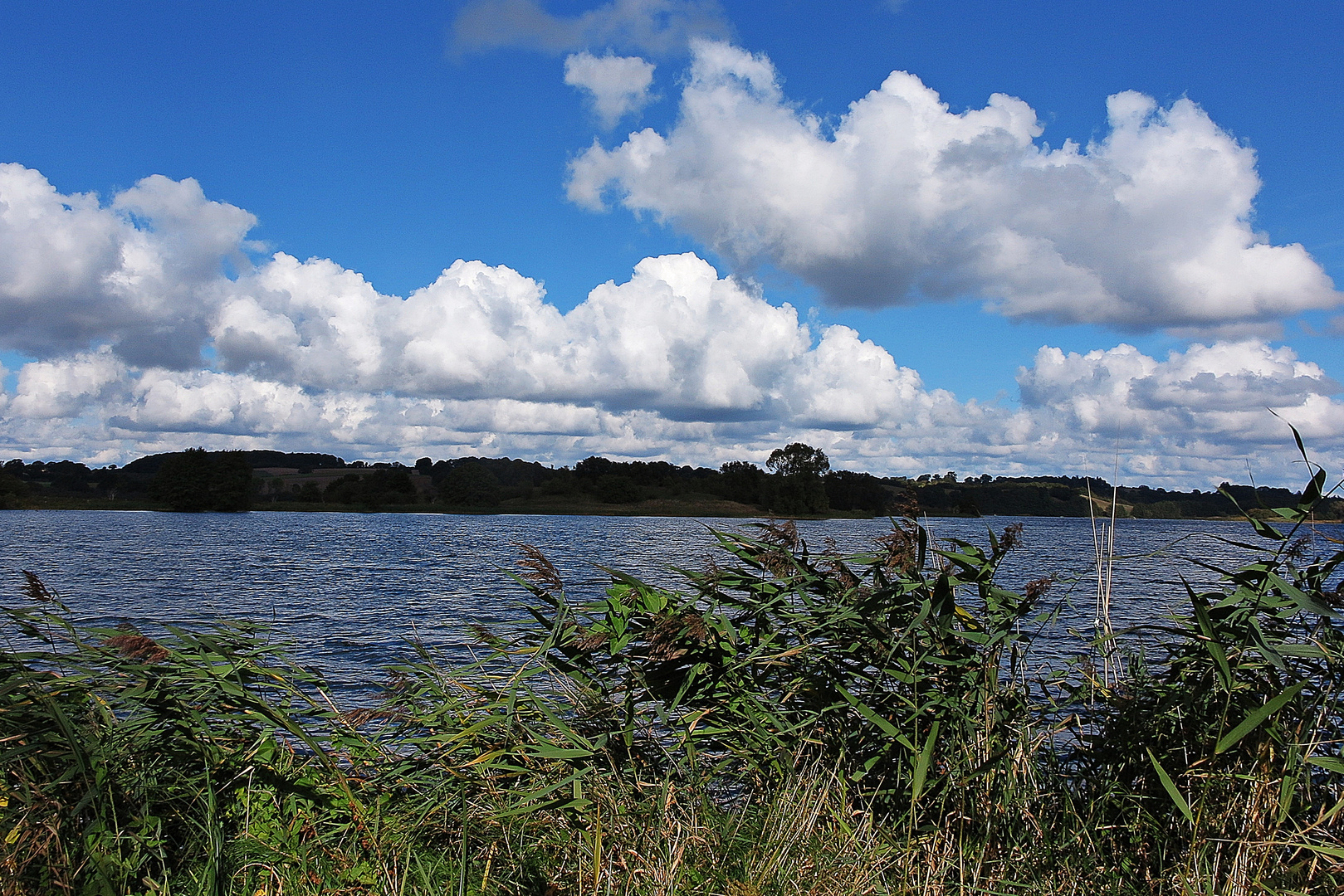 Wolken über dem Trammer See