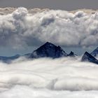 Wolken über dem Tuxer Gletscher