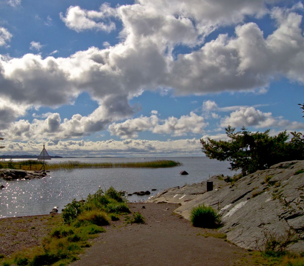 Wolken über dem Vänern