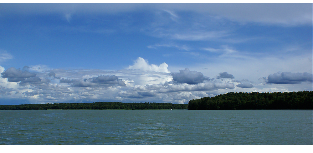 Wolken über dem Zootzensee