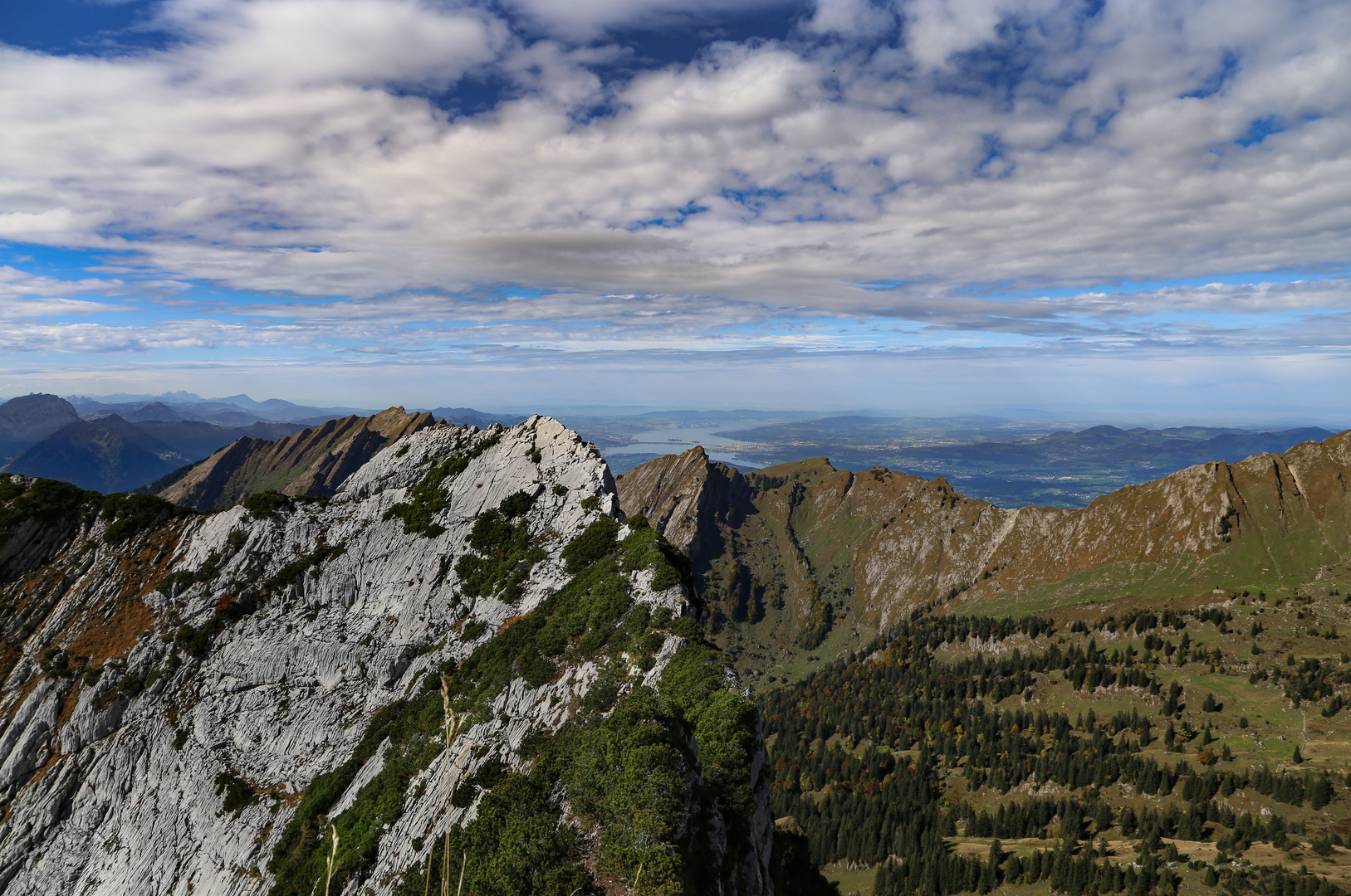 Wolken über dem Zürichsee