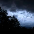 Wolken über den Alpen