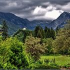 Wolken über den Bergen