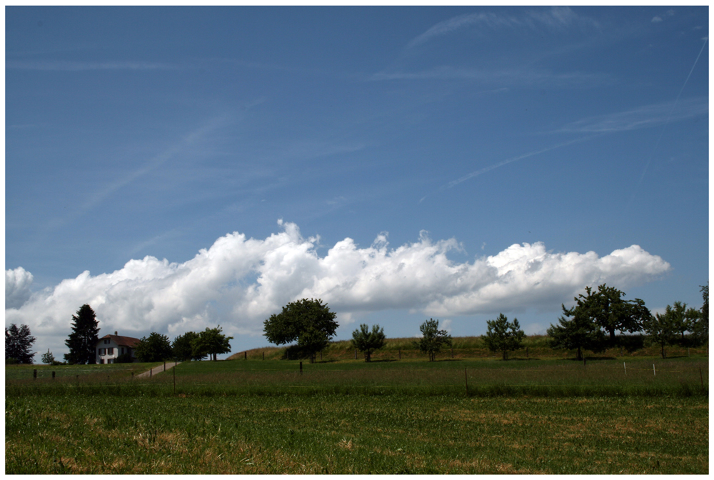 Wolken über den Bucheggberg