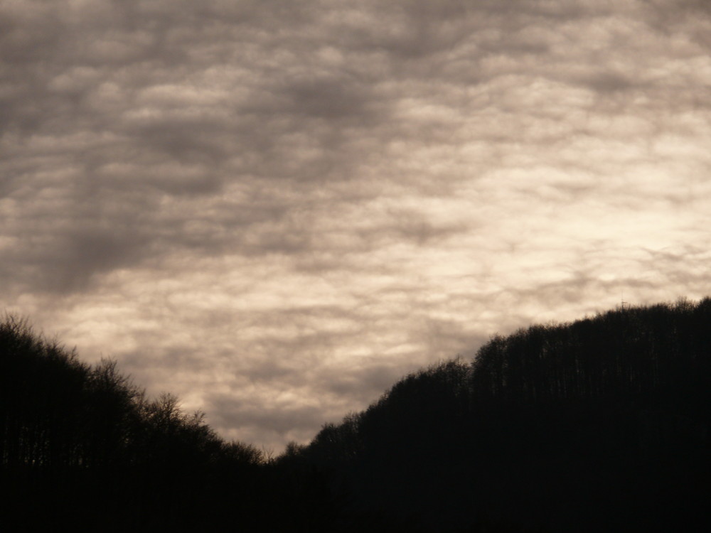 Wolken über den Gipfeln