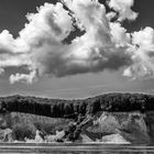 Wolken über den Kreidefelsen