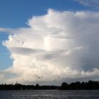 Wolken über der Alster