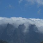 Wolken über der Caldera La Palma