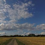 Wolken über der Ebene