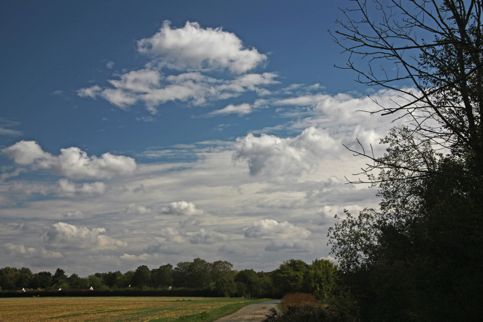 Wolken über der Feldmark